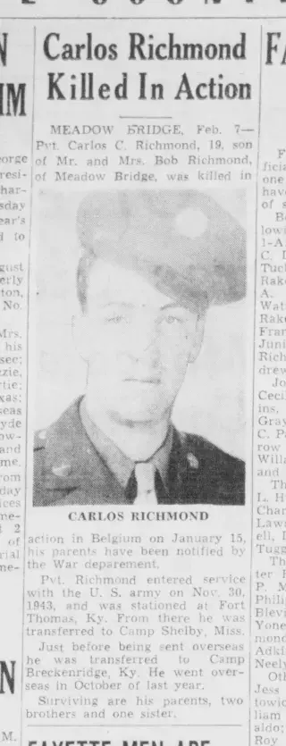 other Newspaper clipping from Feb 8, 1945 5725952