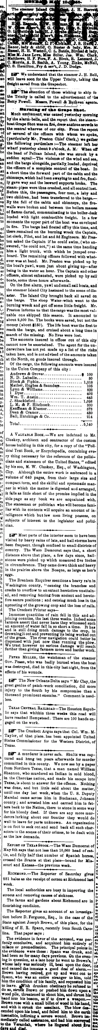 other Newspaper clipping from May 11, 1858 5726142