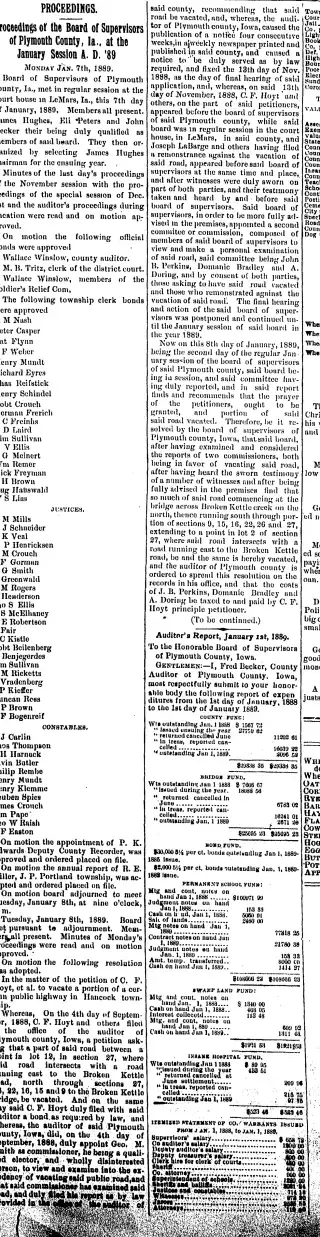 other Newspaper clipping from Jan 15, 1889 5726430