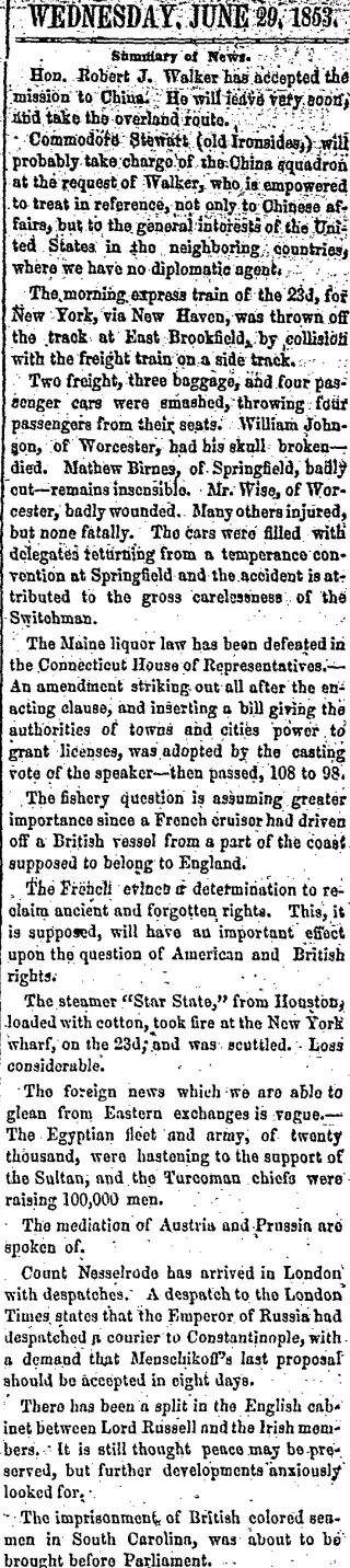 other Newspaper clipping from Jul 4, 1853 5726529