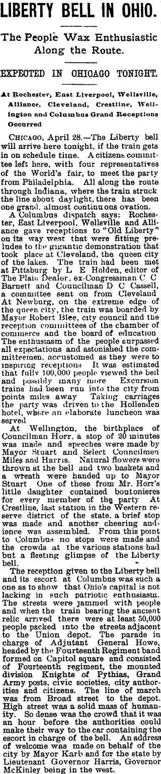 other Newspaper clipping from Apr 28, 1893 5726638