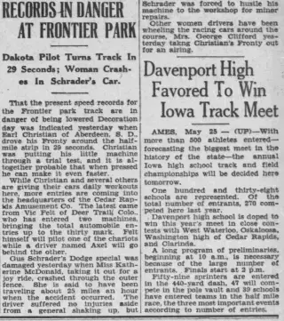 other Newspaper clipping from May 25, 1928 5726734