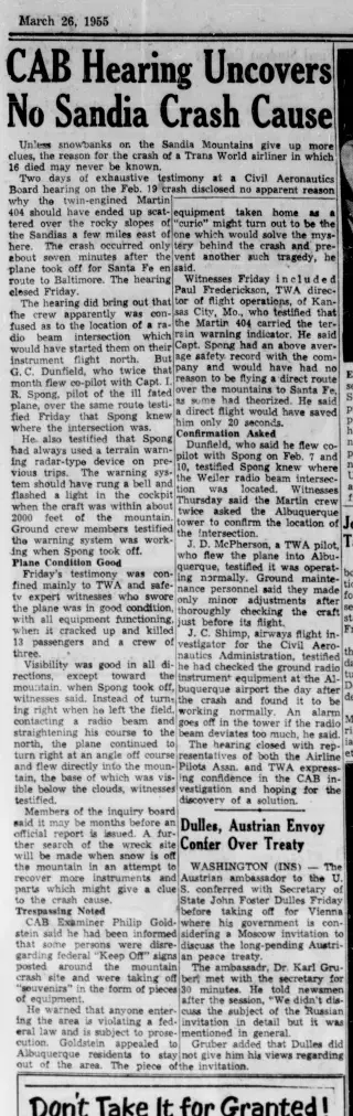 other Newspaper clipping from Mar 26, 1955 5726745