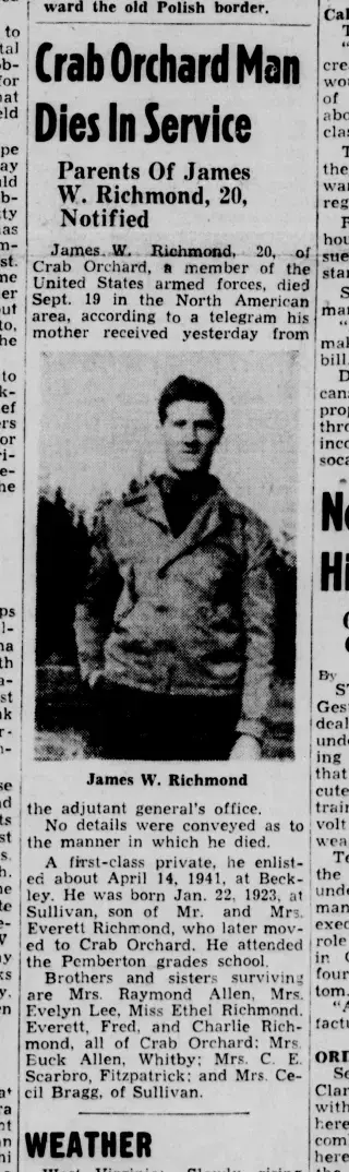 other Newspaper clipping from Oct 20, 1943 5726834