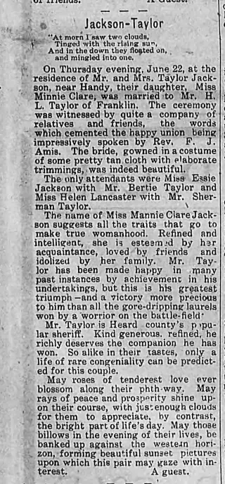 Marriage Newspaper clipping from Jun 30, 1911 5726979