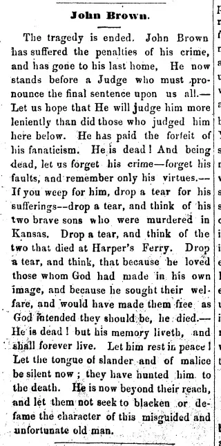 other Newspaper clipping from Dec 9, 1859 5727063