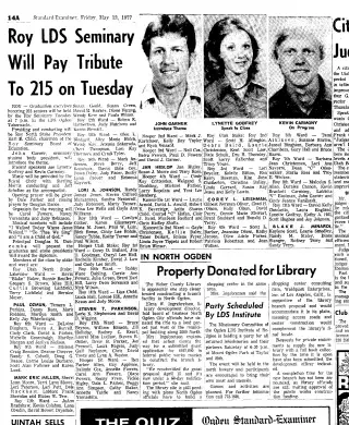 other Newspaper clipping from May 13, 1977 5727360
