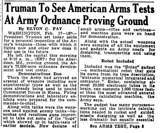 other Newspaper clipping from Feb 17, 1951 5727368