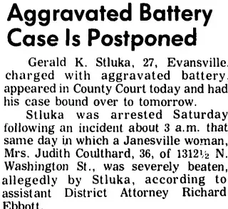 Crime Newspaper clipping from Feb 9, 1970 5727407
