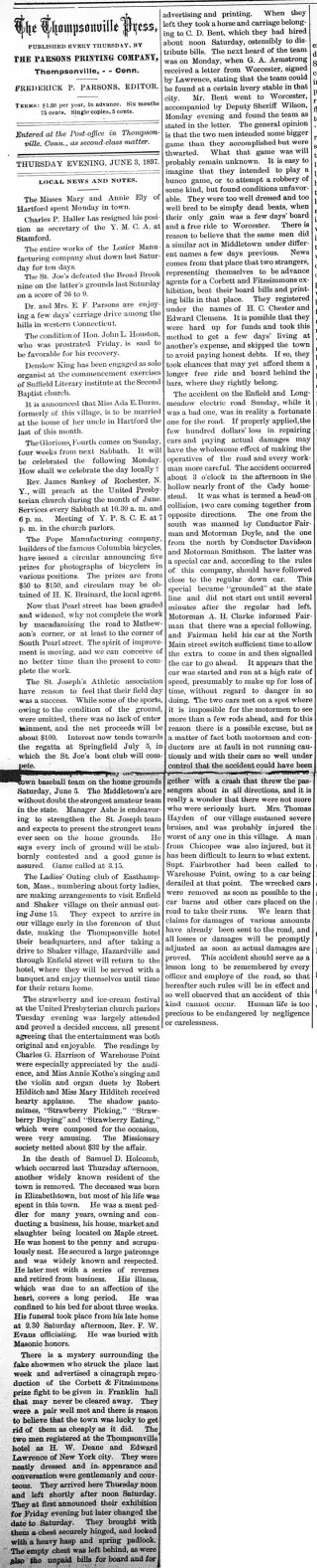 other Newspaper clipping from Jun 3, 1897 5727423
