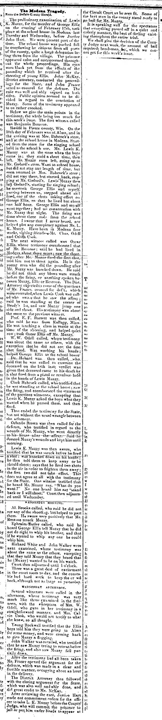 Crime Newspaper clipping from Mar 1, 1879 5727652