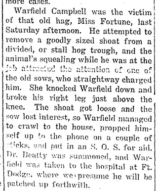other Newspaper clipping from Oct 12, 1922 5727689