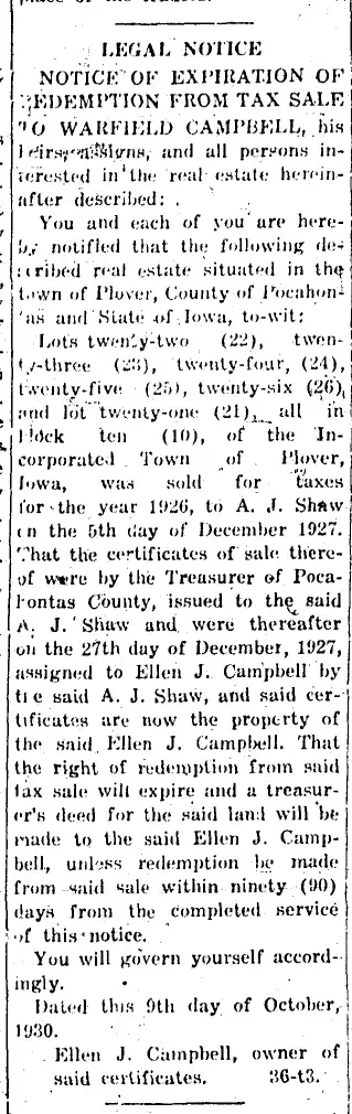 other Newspaper clipping from Oct 16, 1930 5727691