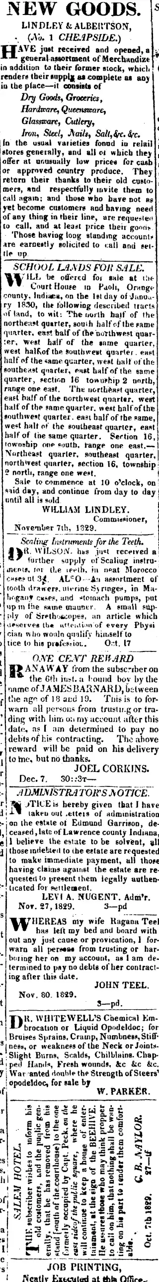 other Newspaper clipping from Jan 8, 1830 5727939