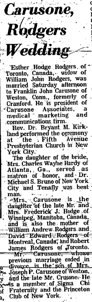 Marriage Newspaper clipping from Nov 11, 1976 5728229