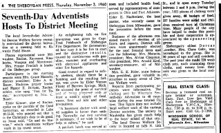 other Newspaper clipping from Nov 3, 1960 5728260