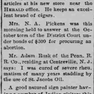 other Newspaper clipping from Aug 16, 1883 5728269