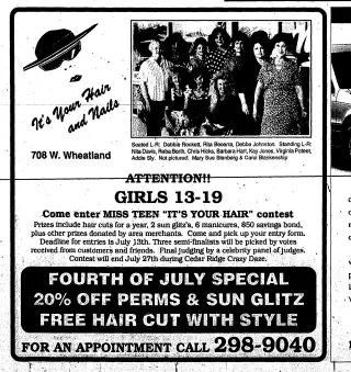 other Newspaper clipping from Jul 4, 1991 5728517