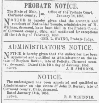 other Newspaper clipping from Jan 28, 1858 5728737
