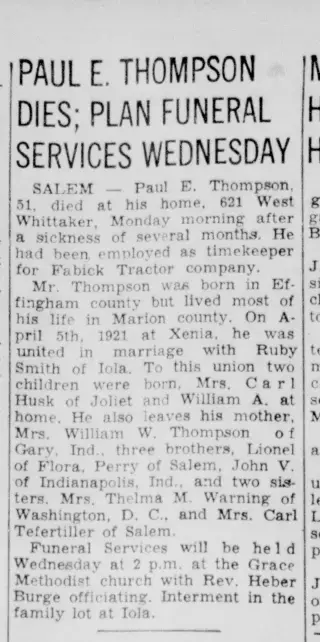 other Newspaper clipping from May 31, 1949 5728806