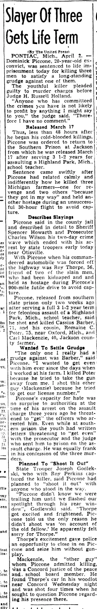 other Newspaper clipping from Apr 3, 1942 5728813
