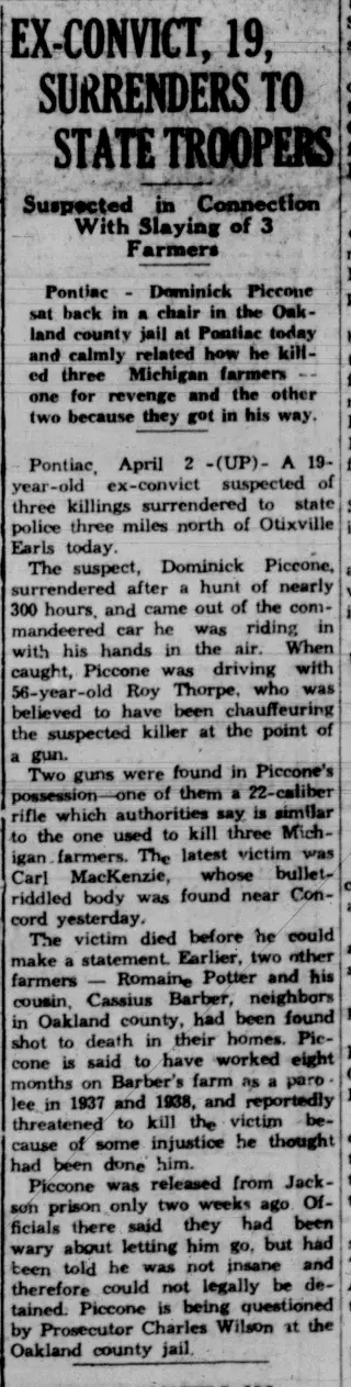 other Newspaper clipping from Apr 2, 1942 5728822