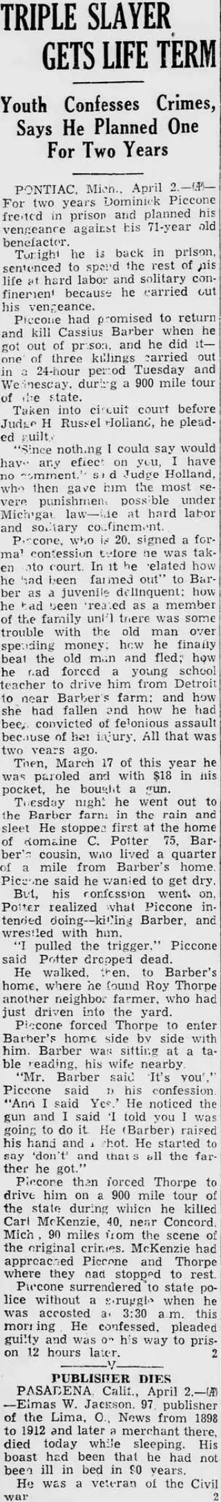 other Newspaper clipping from Apr 3, 1942 5728826