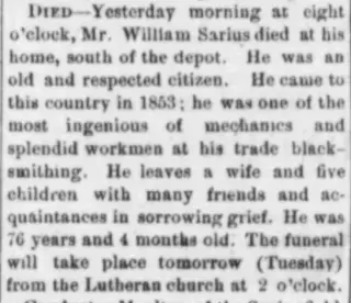 other Newspaper clipping from May 14, 1883 5728984
