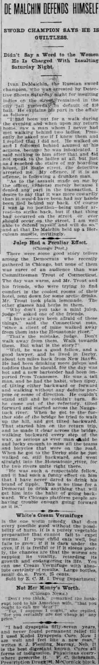 other Newspaper clipping from Nov 13, 1899 5729089