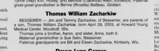 Birth Newspaper clipping from May 12, 2003 5729424