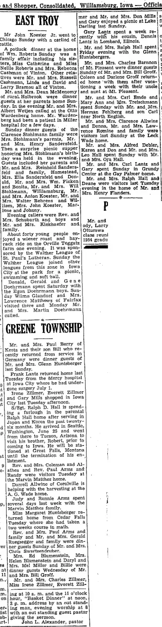 other Newspaper clipping from Jul 22, 1954 5729515