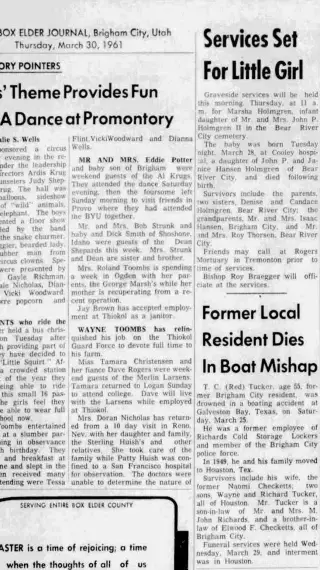 other Newspaper clipping from Mar 30, 1961 5729529