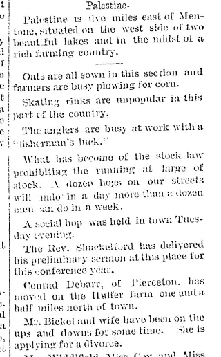 other Newspaper clipping from Apr 25, 1885 5729658