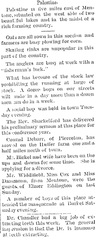other Newspaper clipping from Apr 25, 1885 5729659