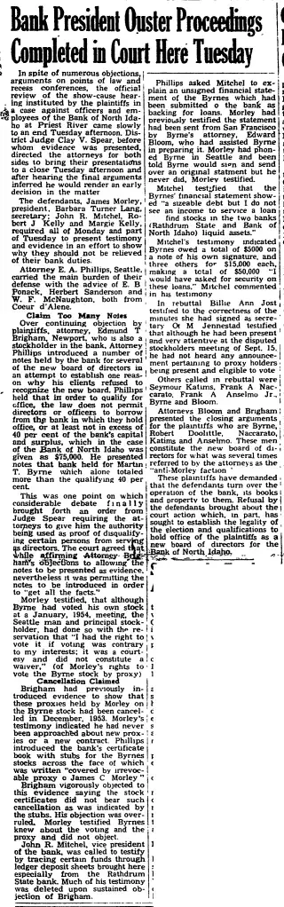other Newspaper clipping from Oct 14, 1954 5729820