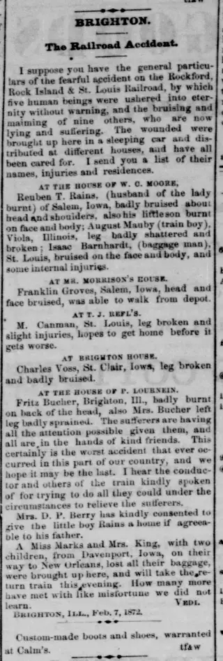 other Newspaper clipping from Feb 9, 1872 5730248