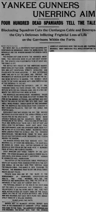 other Newspaper clipping from May 14, 1898 5730308