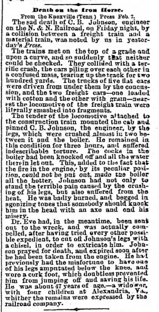 other Newspaper clipping from Feb 14, 1872 5730382