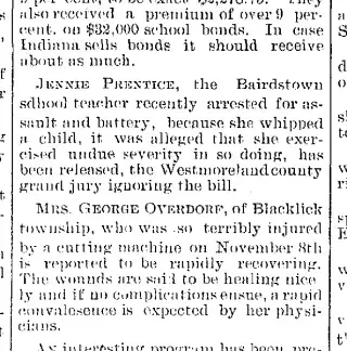 other Newspaper clipping from Nov 20, 1901 5730425