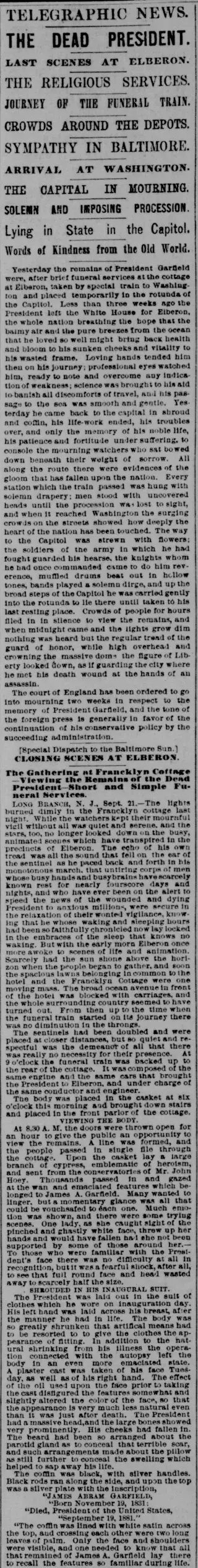 other Newspaper clipping from Sep 22, 1881 5730481
