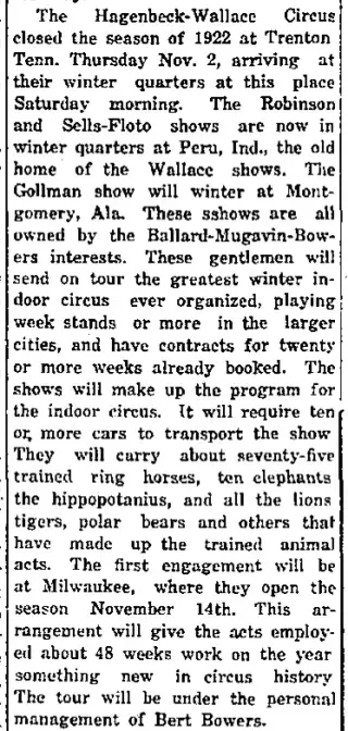 other Newspaper clipping from Nov 9, 1922 5730554