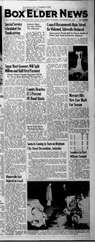 other Newspaper clipping from Nov 21, 1956 5730606