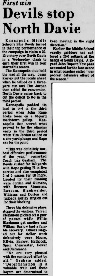 other Newspaper clipping from Oct 7, 1982 5730806