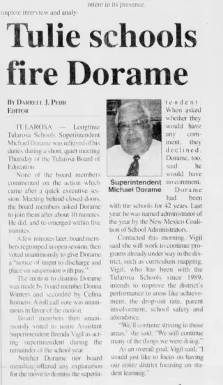 General news Newspaper clipping from Nov 2, 2001 5730973
