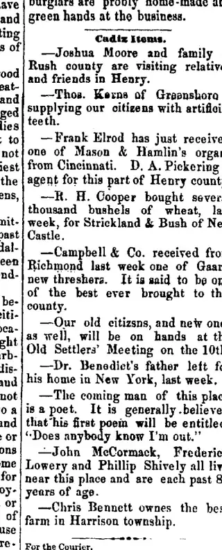 other Newspaper clipping from Jul 28, 1871 5731090