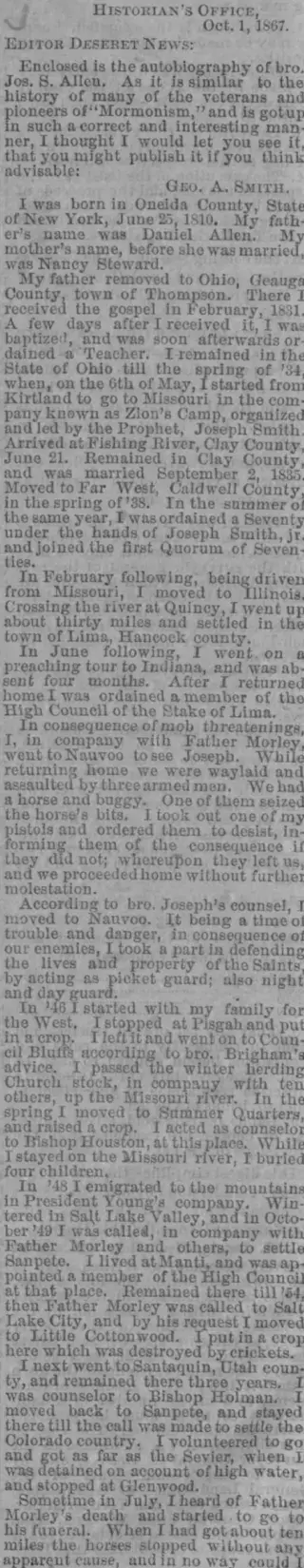 other Newspaper clipping from Nov 20, 1867 5731329