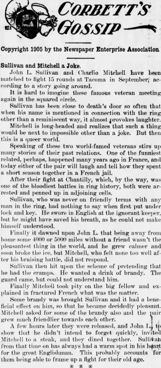 other Newspaper clipping from May 29, 1905 5731449
