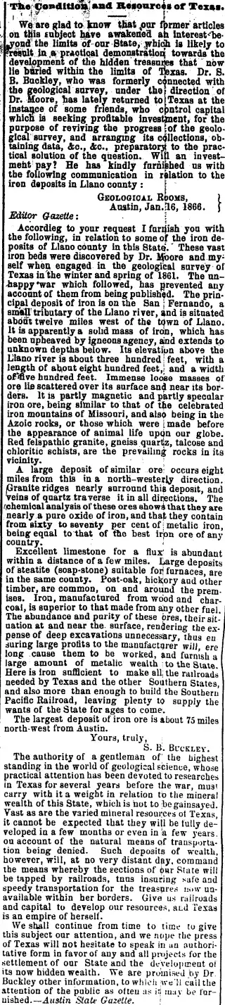 other Newspaper clipping from Jan 31, 1866 5731535