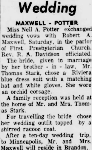 Marriage Newspaper clipping from Dec 22, 1958 5731585