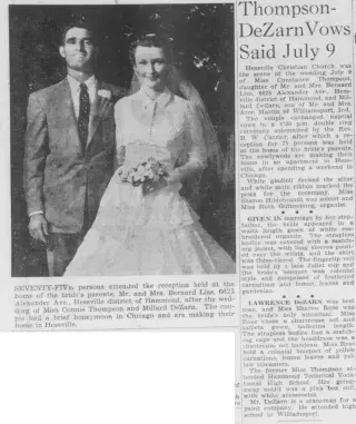 Marriage Newspaper clipping from Jul 18, 1955 5732040